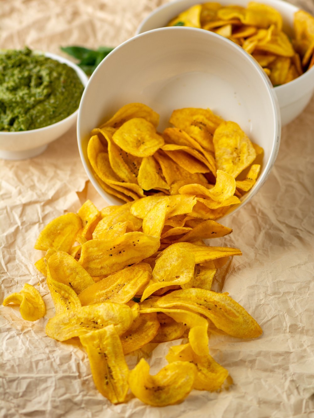 Chips de banane plantain nature 100g